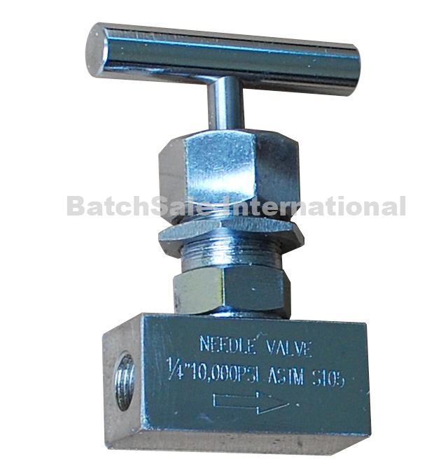 Needle valve, valve, stainless steel valve